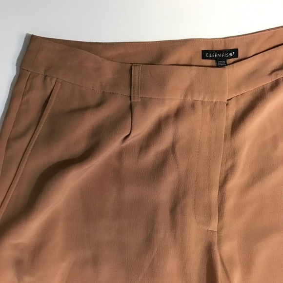 Eileen Fisher Tencel Vicose Crepe Trousers 14 - Picture 6 of 8